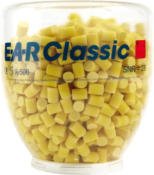 Produktfoto 1 von Gehörschutzstöpsel E-A-R™ Classic™ Refill EN352-2:2020 SNR 31 dB 500PA/Dispenser