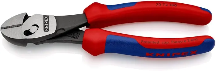 Produktfoto 1 von Hochleistungsseitenschneider TwinForce® L.180mm pol.Mehrkomp.-Hülle KNIPEX