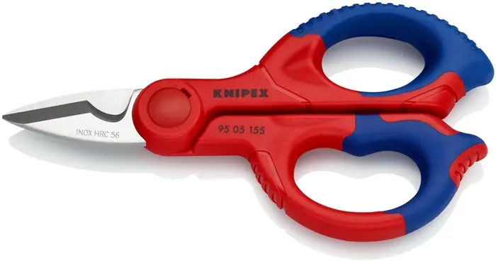 Produktfoto 1 von Elektriker-/Handwerkerschere L.155mm 2-K.-Hüllen KNIPEX