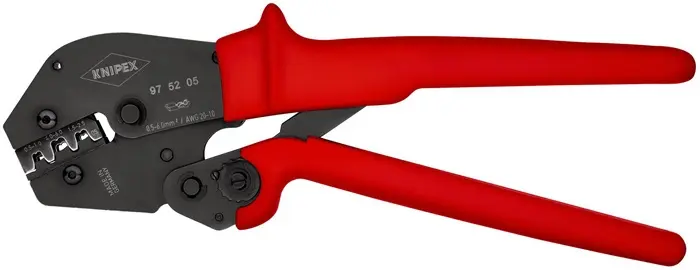 Produktfoto 1 von Crimpzange L.250mm 0,5- 6 (AWG 20-10) mm² 572g KNIPEX