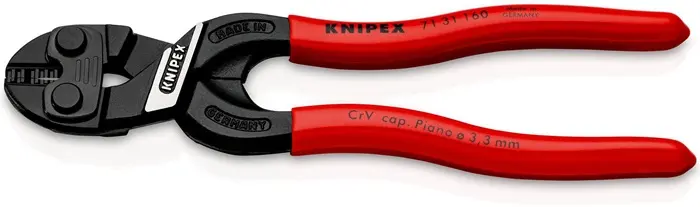 Produktfoto 1 von Kompaktbolzenschneider CoBolt® L.160mm Ku.-Überzug ger.3,3mm m.Aussparung