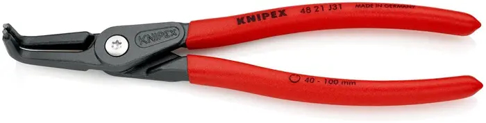 Produktfoto 1 von Präzisionssicherungsringzange J 31 f.Bohrungen D.40-100mm L.210mm KNIPEX
