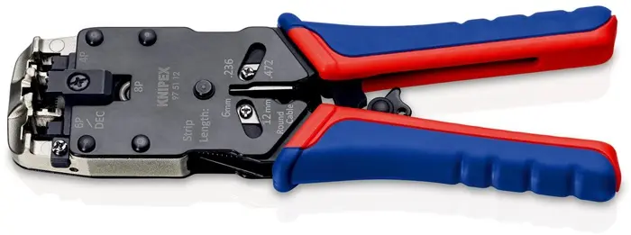 Produktfoto 1 von Crimpzange f.Westernstecker L.200mm KNIPEX