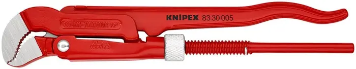 Produktfoto 1 von Rohrzange DIN 5234 Gesamt-L.245mm Spann-W.0-35mm f.Rohre 1/2 Zoll KNIPEX