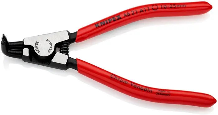 Produktfoto 1 von Außensicherungsringzange A 11 f.Wellen D.10-25mm 90Grad gew.pol.L.125mm KNIPEX