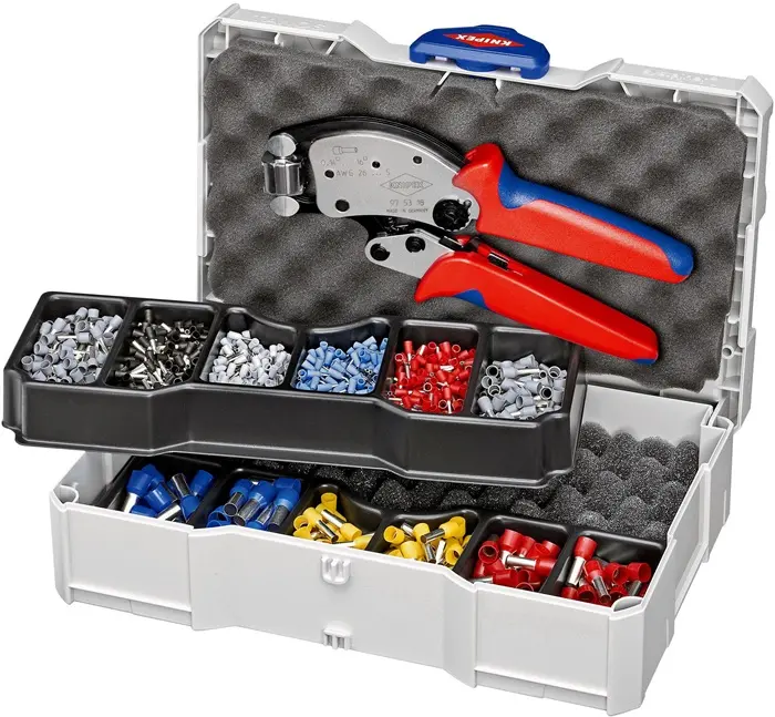 Produktfoto 1 von Aderendhülsensortiment Twistor16 1191-tlg.0,5-16 mm² im Systainer KNIPEX