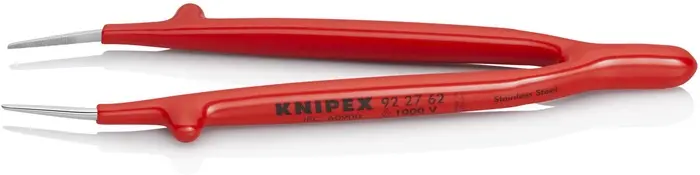 Präzisionspinzette L.150mm ger.verchr.KNIPEX