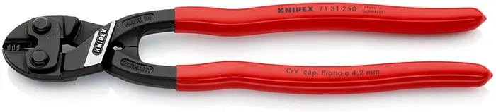 Produktfoto 1 von Kompaktbolzenschneider CoBolt® L.250mm Ku.-Überzug ger.4,2mm m.Aussparung