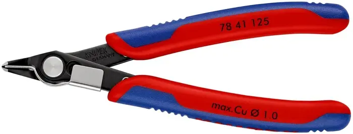 Produktfoto 1 von Elektronik-Seitenschneider Super-Knips® L.125mm Form 4 Facette nein brün.KNIPEX