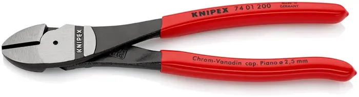 Produktfoto 1 von Kraftseitenschneider L.200mm pol.Form 0 Ku.-Überzug KNIPEX