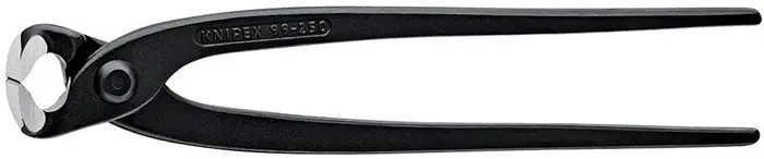 Monierzange L.250mm pol.schwarz atram.KNIPEX