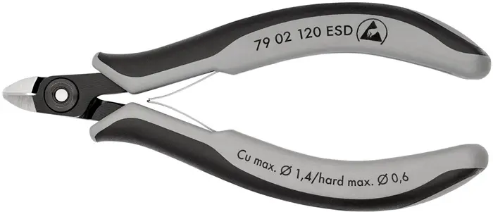 Produktfoto 1 von Präzisions-Elektronik-Seitenschneider L.120mm Form 0 Facette ja,sehr kl.pol.