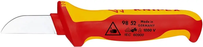 Produktfoto 1 von Kabelmesser L.190mm Klingen-L.50mm VDE67g Mehrkomponentengriff KNIPEX