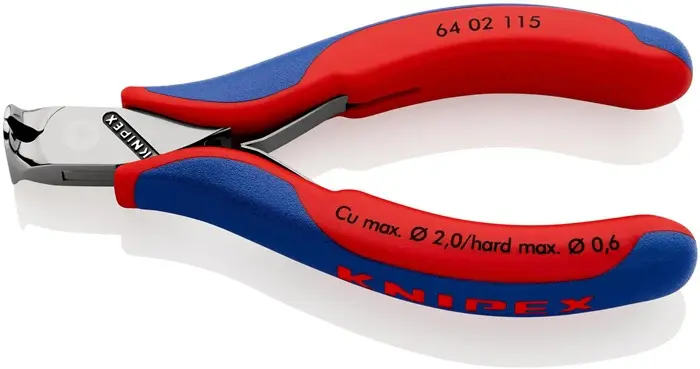 Produktfoto 1 von Elektronikvornschn.L.115mm Form 0 Facette ja spiegelpol.Mehrkomp.-Hüllen KNIPEX