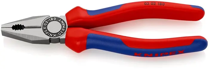 Produktfoto 1 von Kombizange L.180mm pol.Mehrkomp.-Hülle KNIPEX