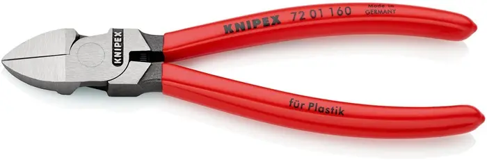Produktfoto 1 von Seitenschneider f.Ku.L.160mm Kopf pol.ger.Ku.-Überzug KNIPEX
