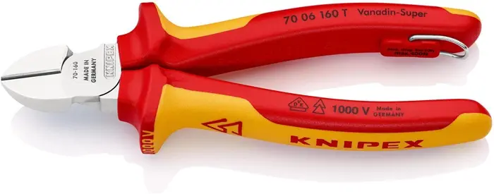 Produktfoto 1 von Seitenschneider L.160mm m.Öse VDE Mehrkomp.-Hüllen KNIPEX