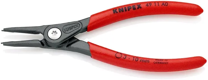 Produktfoto 1 von Präzisionssicherungsringzange A 0 f.Wellen D.3-10mm L.140mm KNIPEX