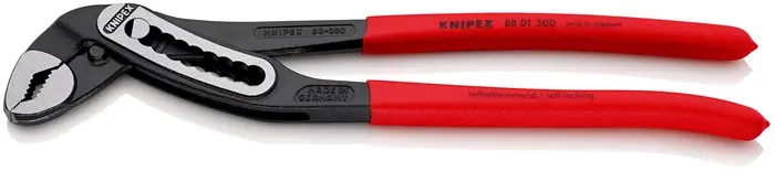 Produktfoto 1 von Wasserpumpenzange Alligator® L.300mm Spann-W.60mm pol.Ku.-Überzug KNIPEX