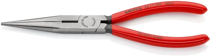 Produktfoto 1 von Flachrundzange L.200mm pol.ger.Ku.-Überzug KNIPEX