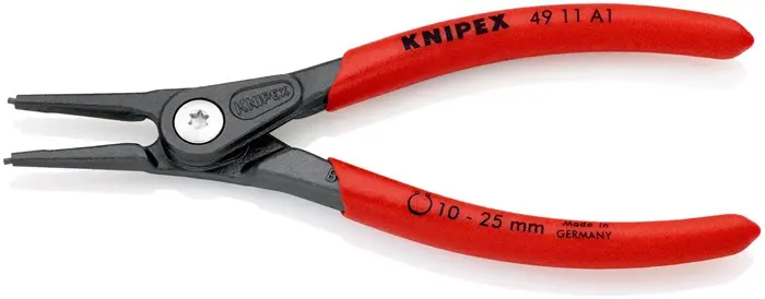 Produktfoto 1 von Präzisionssicherungsringzange A 1 f.Wellen D.10-25mm L.140mm KNIPEX
