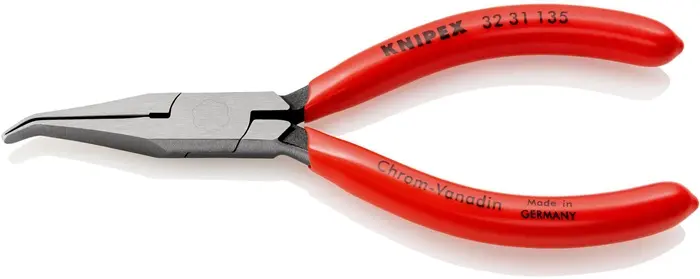 Produktfoto 1 von Justierzange L.135mm 40Grad gew.fl.Ku.-Überzug KNIPEX