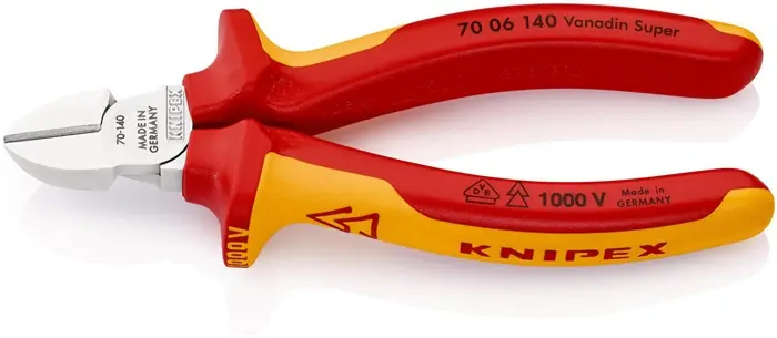 Produktfoto 1 von Seitenschneider L.140mm VDE Mehrkomp.-Hüllen KNIPEX