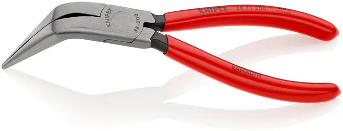 Produktfoto 1 von Mechanikerzange L.200mm Form 7 70Grad gew.Ku.-Überzug KNIPEX