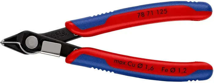 Elektronik-Seitenschneider Super-Knips® L.125mm Form7 Spezialwerkzeugstahl brün.
