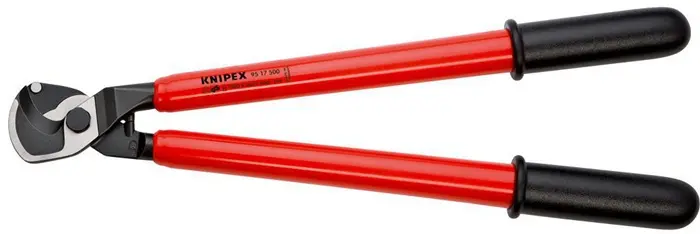 Produktfoto 1 von Kabelschere L.500mm Kopf pol.VDE tauchisol.KNIPEX