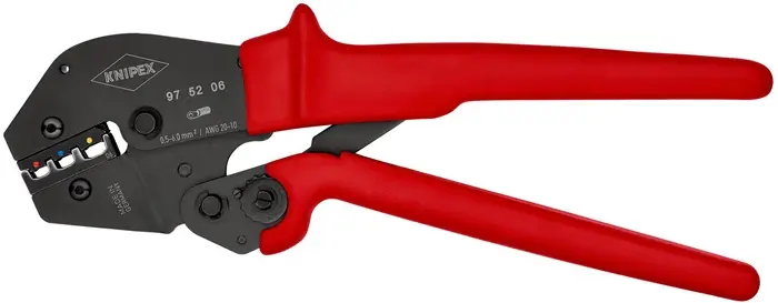 Produktfoto 1 von Crimpzange L.250mm 0,5- 6 (AWG 20-10) mm² 565g KNIPEX