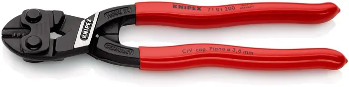 Produktfoto 1 von Kompaktbolzenschneider CoBolt® L.200mm Ku.-Überzug ger.3,6mm o.Aussparung