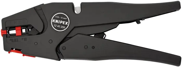 Produktfoto 1 von Automatikabisolierzange L.200mm 0,03-10 (AWG 32-7) mm² KNIPEX