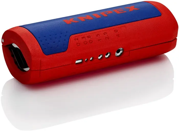 Produktfoto 1 von Abmantelungswerkzeug TwistCut Gesamt-L.100mm Arbeitsber.0,2-4 (Litze)mm² KNIPEX