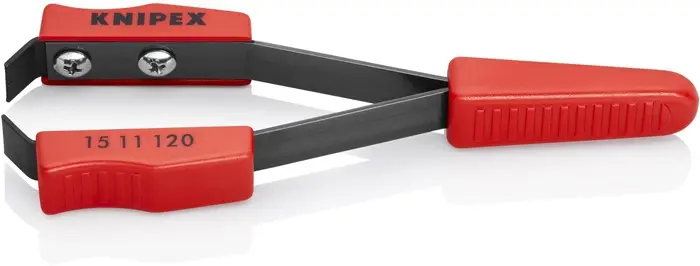 Produktfoto 1 von Lackabziehpinzette Gesamt-L.120mm Abisolierwerte 0,6 mm² KNIPEX