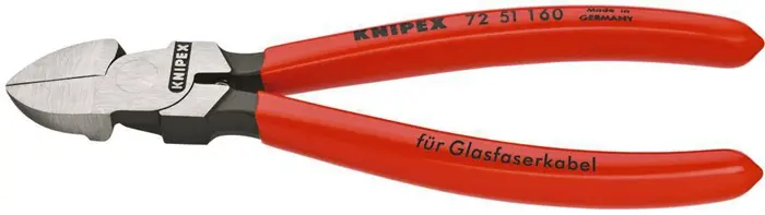 Produktfoto 1 von Seitenschneider f.Lichtwellenleiter L.160mm m.Ku.-Überzug KNIPEX
