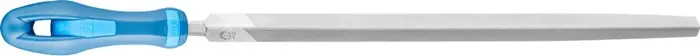 Produktfoto 1 von Werkstattfeile DIN 7261 L.250mm Q.15,5mm Hieb 2 Dreikant 2K-Ergo PFERD
