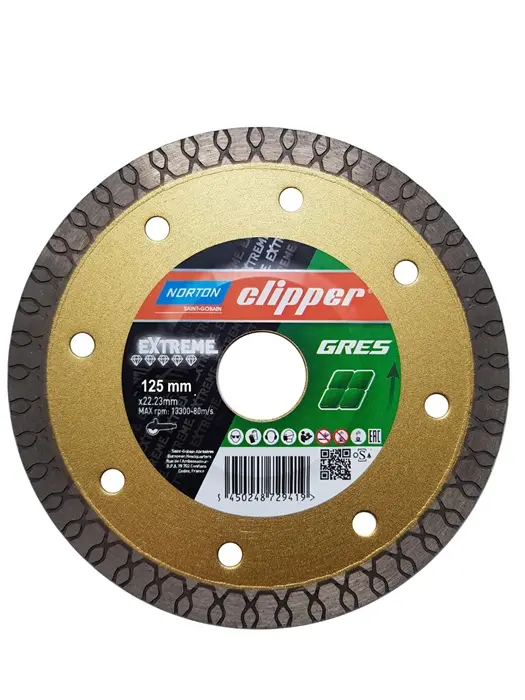 Produktfoto 1 von Diamanttrennscheibe Extreme Gres D.125mm Bohr.22,23mm Seg.-B.1,3mm
