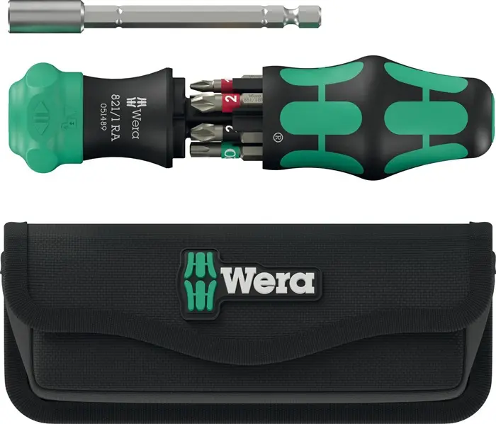 Produktfoto 1 von Magazinbithalter Kraftform Kompakt 28 RA 6-tlg.WERA