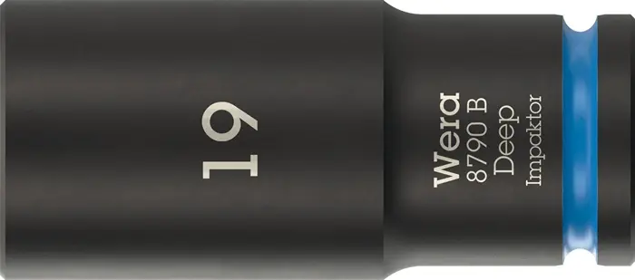 Produktfoto 1 von Steckschlüsseleinsatz 8790 B Impaktor Deep 3/8 Zoll 19mm L.63mm WERA
