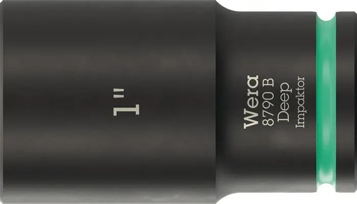 Produktfoto 1 von Steckschlüsseleinsatz 8790 B Impaktor Deep 3/8 Zoll 13/16 Zoll L.63mm WERA
