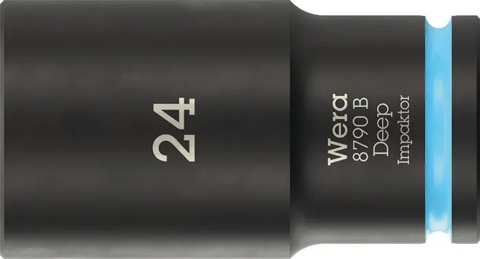 Produktfoto 1 von Steckschlüsseleinsatz 8790 B Impaktor Deep 3/8 Zoll 24mm L.63mm WERA