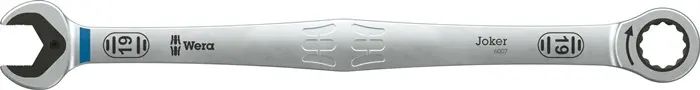 Produktfoto 1 von Maulringratschenschlüssel 6007 Joker SW 19mm L.334mm WERA