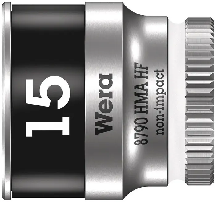Produktfoto 1 von Steckschlüsseleinsatz 8790 HMA HF 1/4 Zoll 6-kant SW 15mm L.23mm WERA