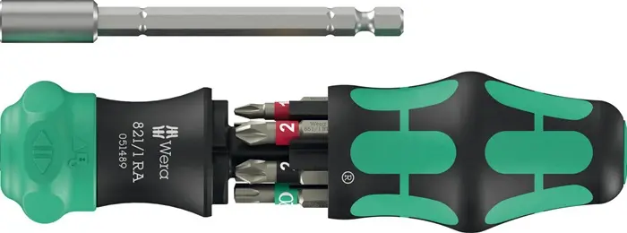 Produktfoto 1 von Magazinbithalter Kraftform Kompakt 28 RA 1 6-tlg.WERA