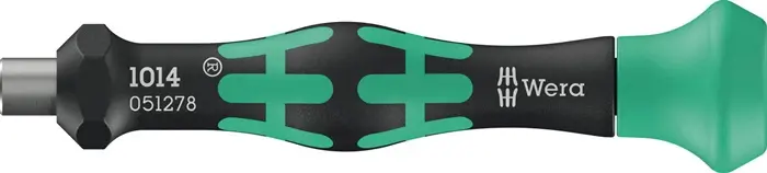 Produktfoto 1 von Bithandhalter 1014 Kraftform Micro Gesamt-L.80mm WERA