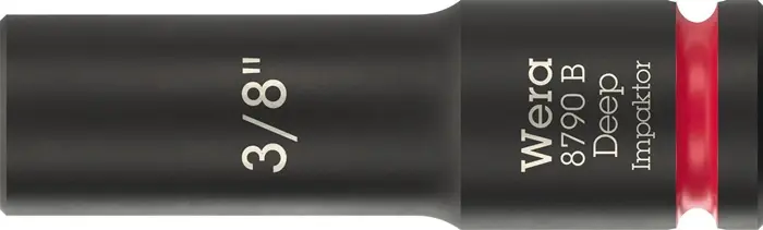 Produktfoto 1 von Steckschlüsseleinsatz 8790 B Impaktor Deep 3/8 Zoll 3/8 Zoll L.63mm WERA