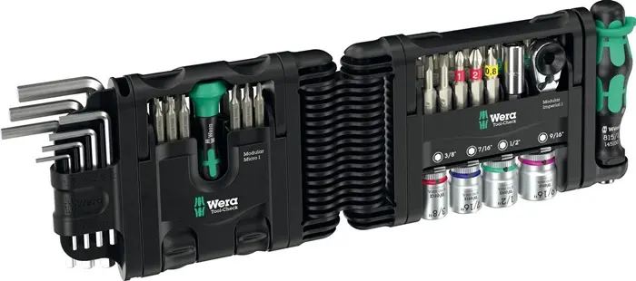 Produktfoto 1 von Bitsortiment Tool-Check Modular Set Imperial 1 50-tlg.WERA