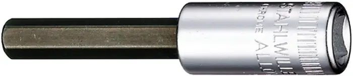 Produktfoto 1 von Steckschlüsseleinsatz 44 1/4 Zoll 6 kant SW 5mm L.55mm STAHLWILLE