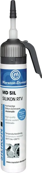 Produktfoto 1 von Silikondichtmasse MD SIL schwarz 200ml Automatik-Kartusche MARSTON